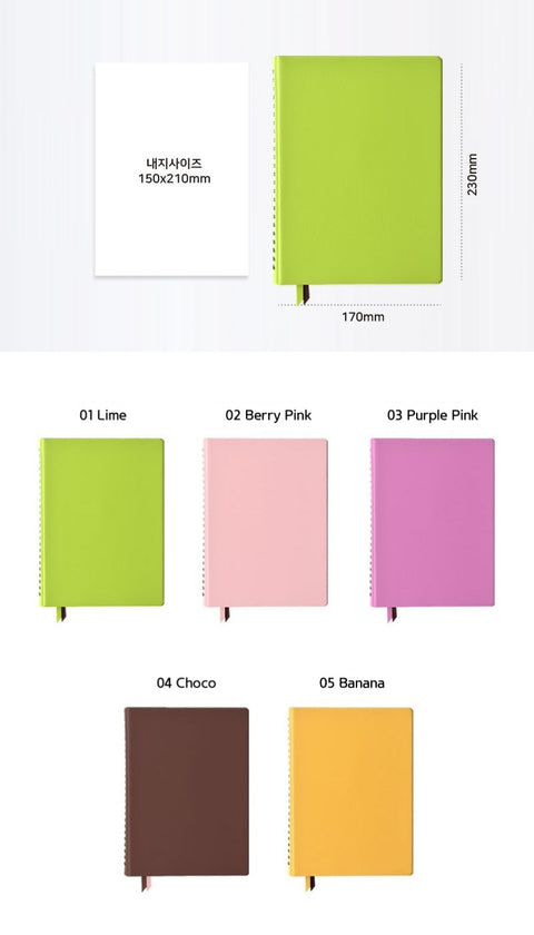 Un-month Week Book [5colors] | Weekly Planner