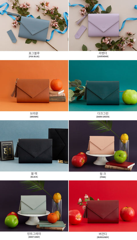 Clutch Organizer + Diary Set [8colors]