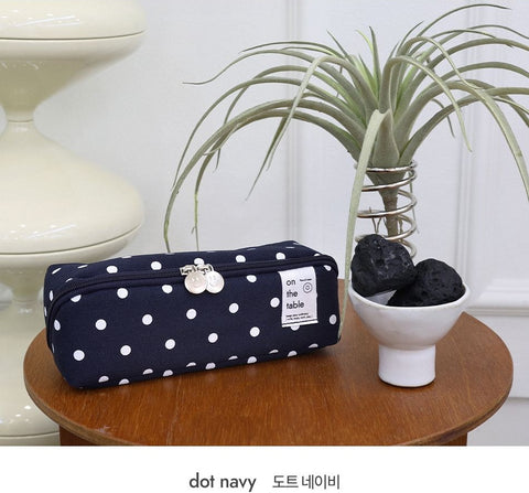 on the table Cube Pencil Case [2types]