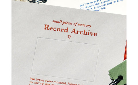 Record Archive Weekly Planner [4colors]