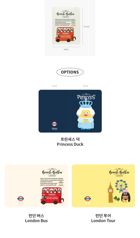 Brunch Brother Passport Cover ver.London [3types]