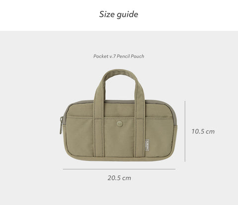 Pocket v.7 Pencil Pouch [4colors]