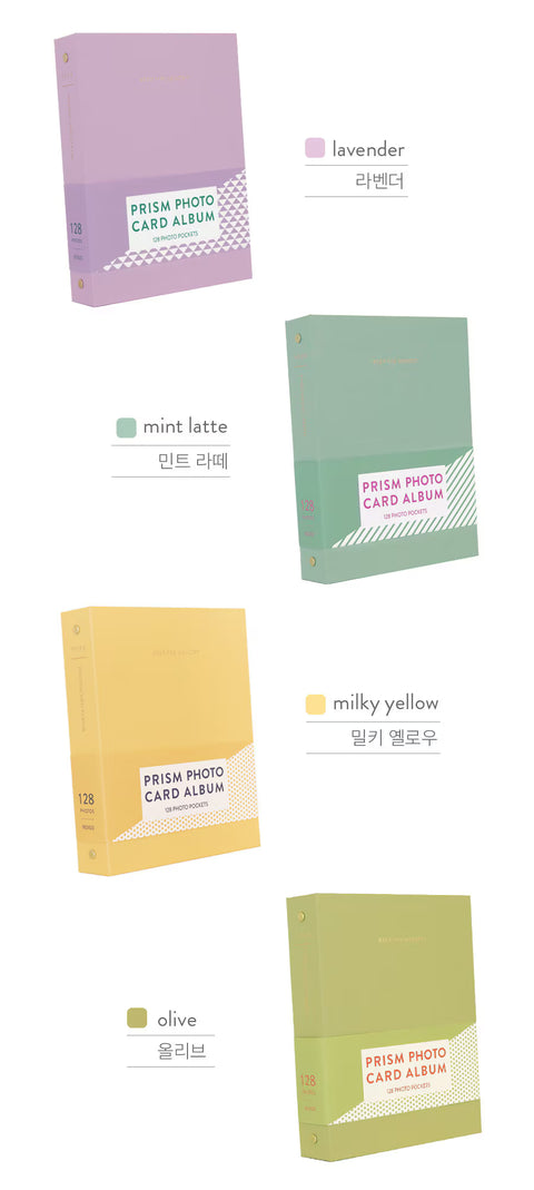 Prism Photo Card Album [2colors] | Collect Book | 128 pockets