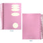 Pink Snow Blank Notebook