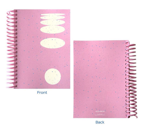 Pink Snow Blank Notebook