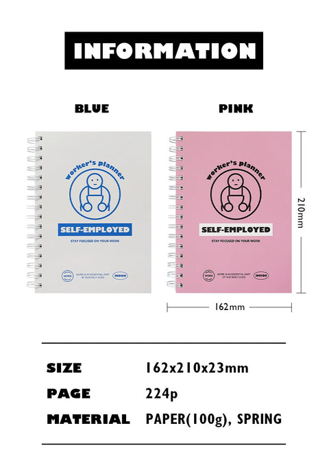 Worker's Planner _ 6 months [2colors]