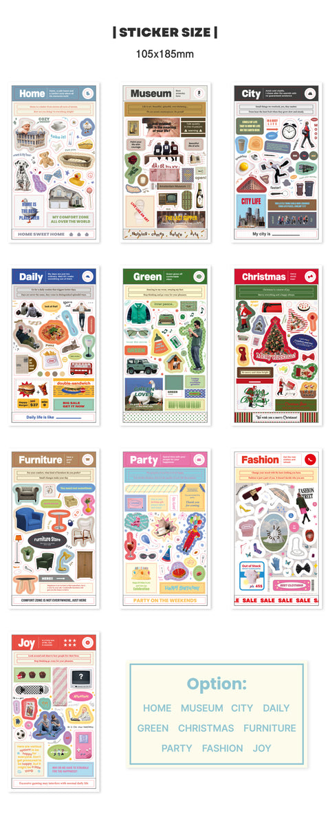 Storage: Magazine Sticker Pack | 10sheets