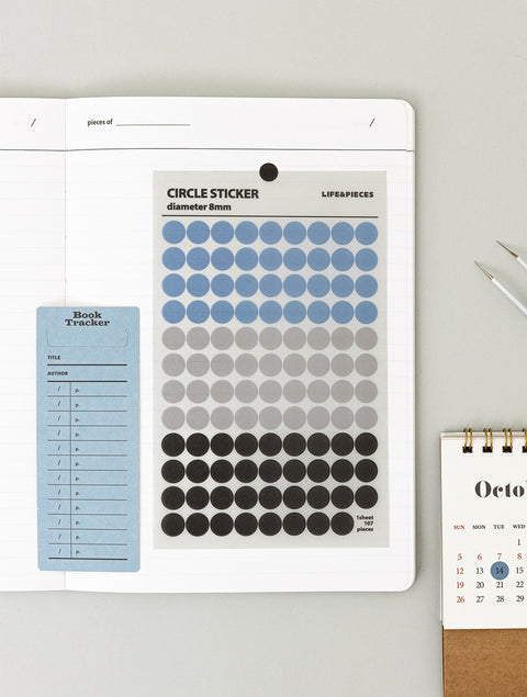 LIFE & PIECES Shape Sticker Pack [2types] | Circle