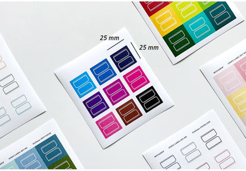 Index Label Sticker Pack | 12sheets