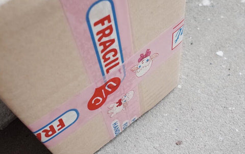 BABY LAMB Box Tape | Wrapping Packing Tape | Deco Tape | Adhesive Tape | Patterned Tape | Packaging Tape