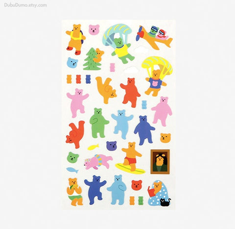 Planner Stickers [07 Jelly Bear]