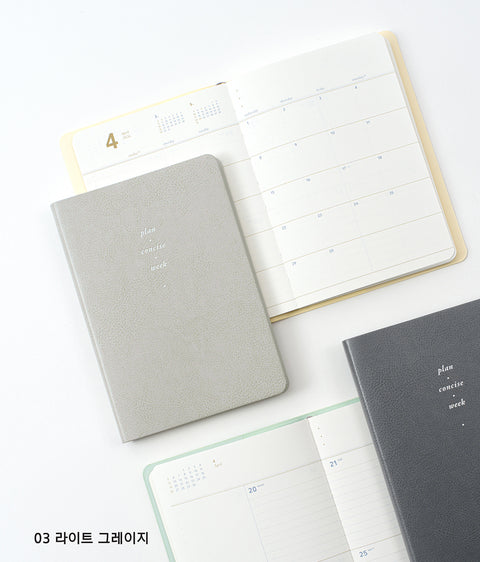 2026 Weekly Planner Small [8colors] | Notable Memory Small Weekly Diary