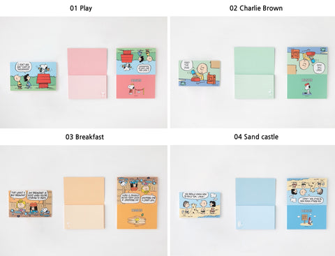 Peanuts Snoopy Memo Pad [4types]