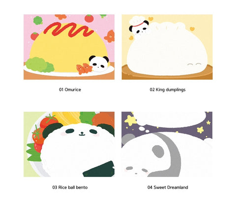 Yummy Panda Memo Pad [4types]