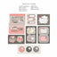 YOON GOO Retro Pink Sticker Pack | Planner Deco Sticker