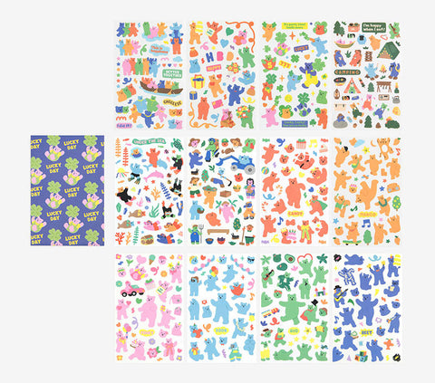 Jelly Bear Sticker Pack 3.0 | 12sheets