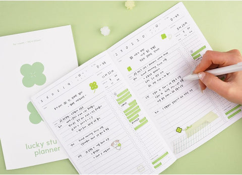 Lucky Study Planner for 1 month ver.2 [4types]