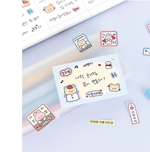 Cute Animal Friends Sticker Pack | 6sheets