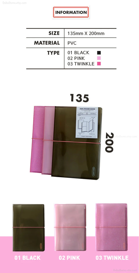 Jam Sticker Book ver.1 [3colors]