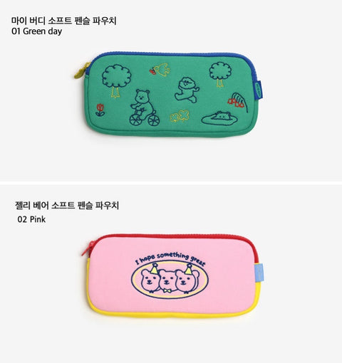 My Buddy Soft Pencil Pouch 01-02