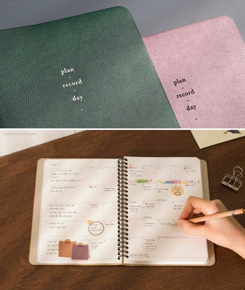 Notable Memory Daily Planner [greenish yellow] | Daily Manager | Undated Planner