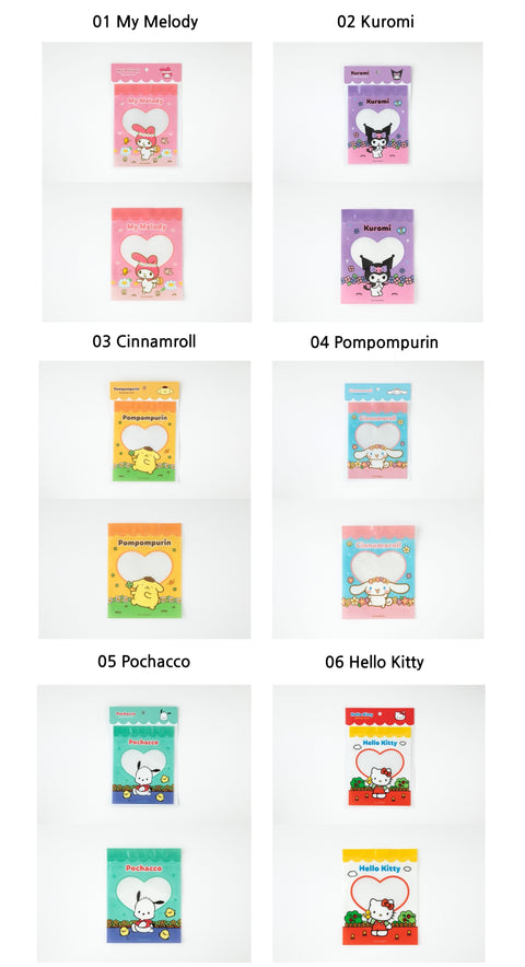 Sanrio Zipper Bag Pouch | 10 sheets