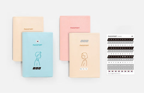 Couple Passport Cover [4types] | Passport Case