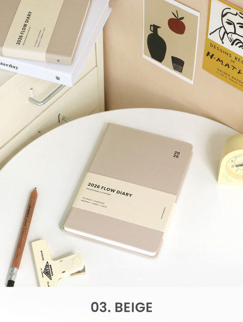 2026 Flow Weekly Diary [6colors] | Weekly Planner