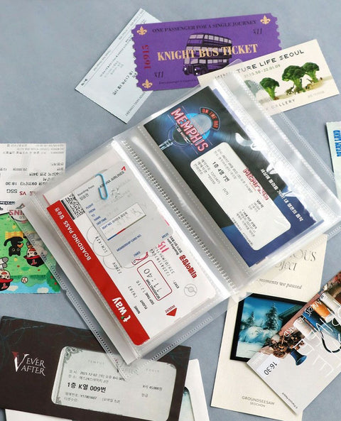 Collect Ticket Book [4colors] | Ticket Scrapbook | Pocket Album