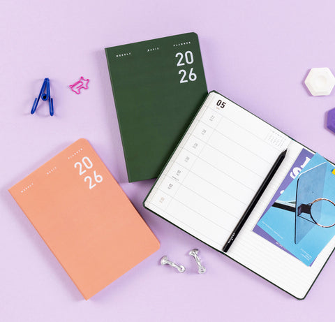 2026 Basic Weekly Planner [8colors]