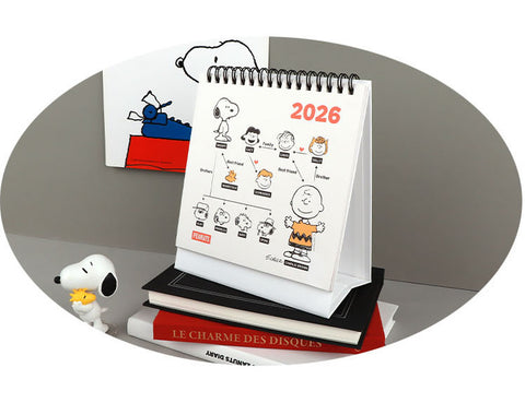 2026 Peanuts Snoopy Classic Square Desk Calendar