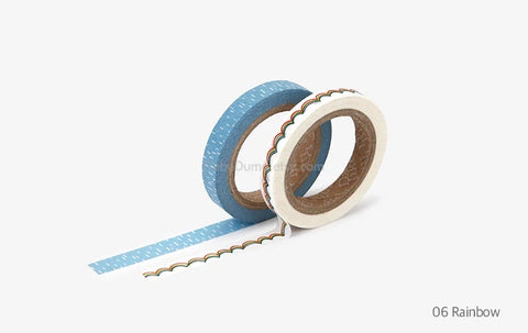 Slim Masking Tape 2p [Rainbow]