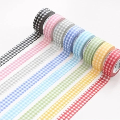 Gingham Masking Tape [8colors] | Check