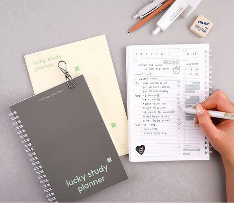 LUCKY Study Planner for 100days ver.2 [4colors]