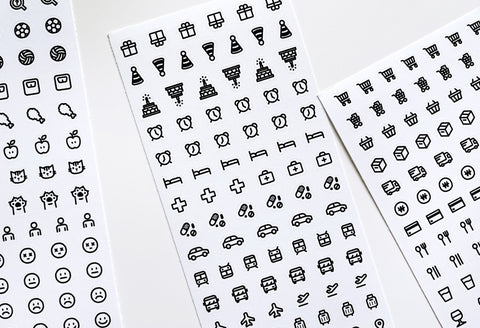 Icons of Everyday Life Seal Sticker | 4sheets