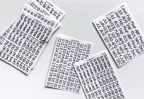 Crooked Date Seal Sticker Pack | Deco Sticker