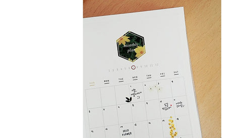 Planner Stickers [1050 deco flower]