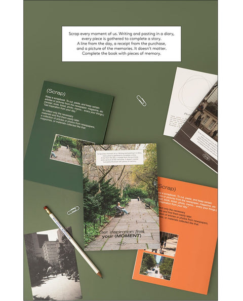 Scrap the Moment Notebook [3types] | Grid Line Blank