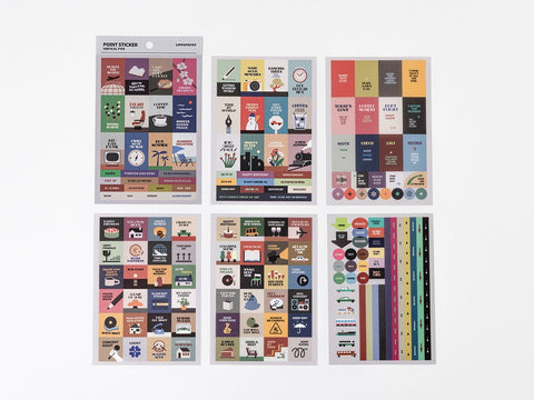 2026 Life&Pieces Yearly Calendar Poster + Point Sticker Set [2types]