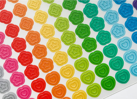 Donut Shaped Transparent Seal Sticker | Deco Sticker