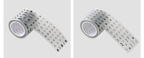 ICONIC Doodle Diary Kiss Cut Tape [2types]