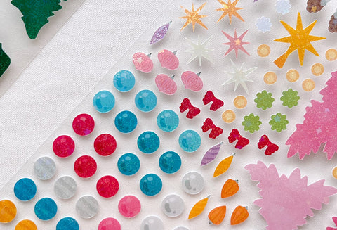 Christmas Tree DIY Seal Sticker [2types] | Deco Sticker