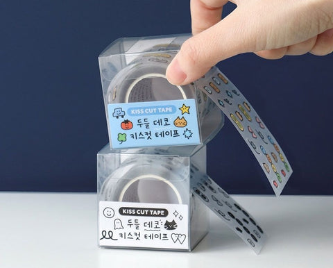 ICONIC Doodle Deco Kiss Cut Tape [2types]