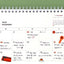 2025-2026 Desk Calendar + Undated Scheduler [2025.7 - 2026.12]