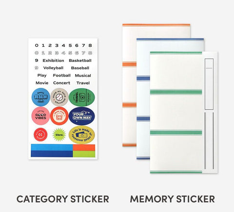Collect Ticket Book [4colors] | Ticket Scrapbook | Pocket Album