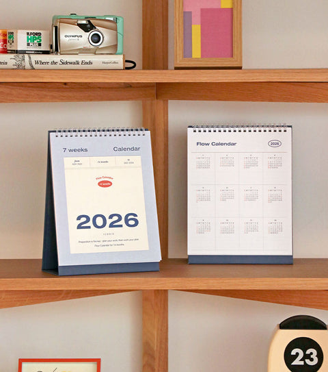 2026 Flow Desk Calendar | Desk Scheduler 2026