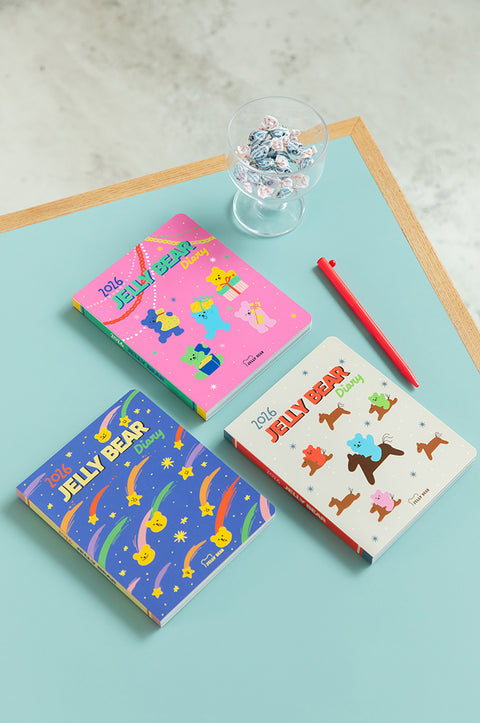 2026 Jelly Bear Weekly Diary [3types] | 2026 Weekly Planner