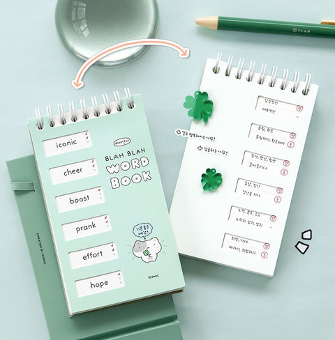 ICONIC Blah Blah Word Notebook [4colors] | Word Book | Vocabulary