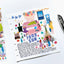 Pajamas Party Seal Sticker | Deco Sticker