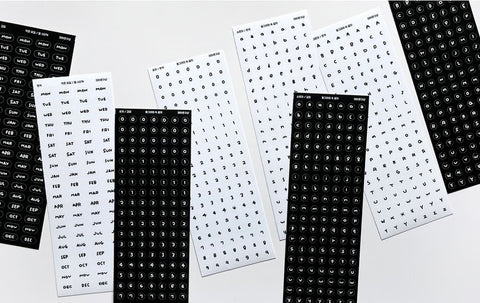 Day & Month Seal Stickers Pack | 2sheets